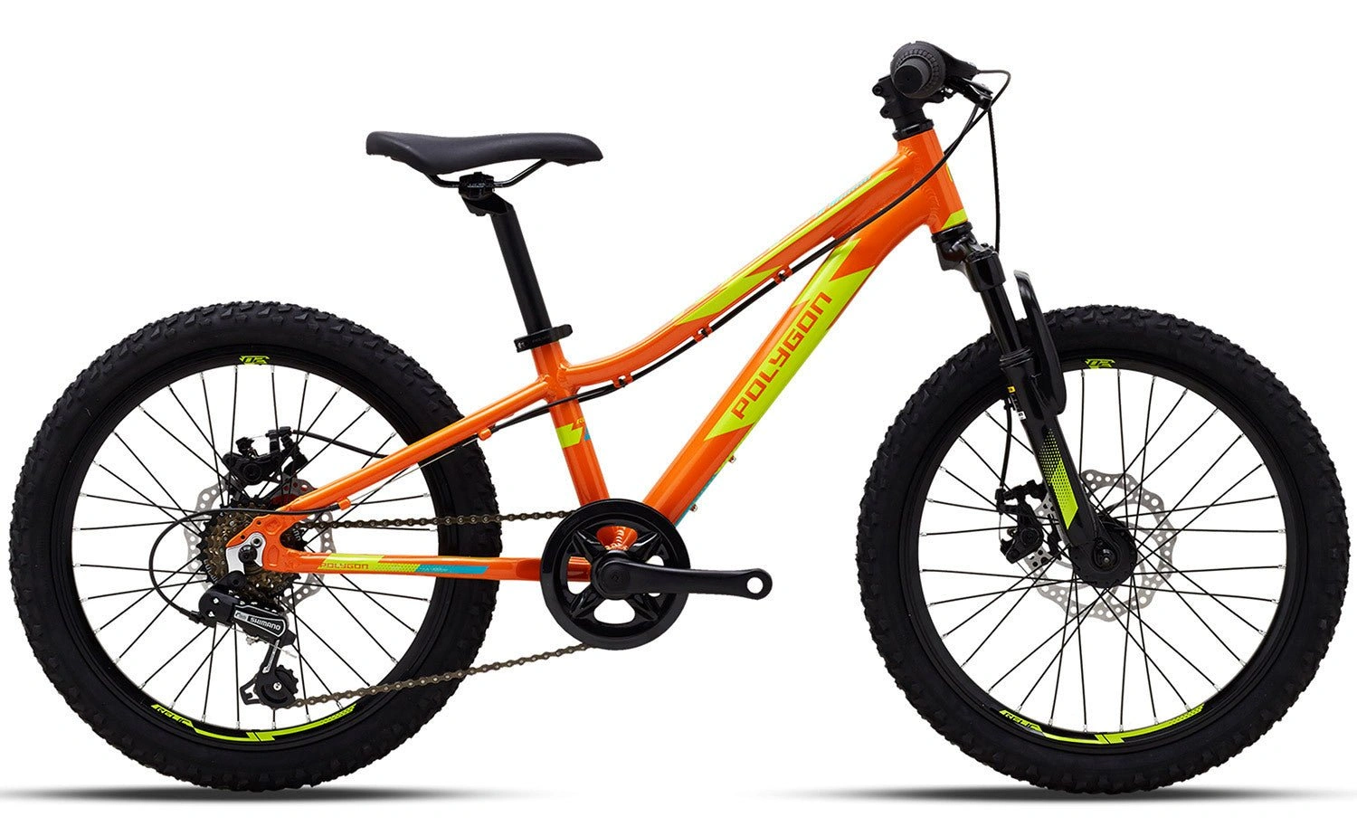 Polygon Relic 20 Orange la bici da montagna per bambini avventura assicurata colore vibrante e prestazioni top.